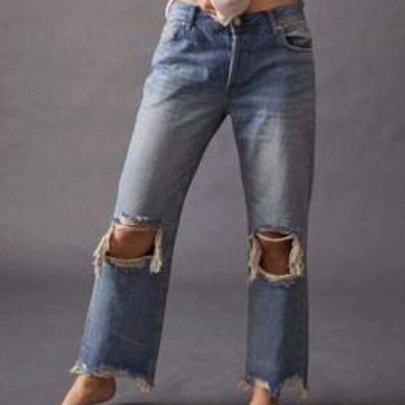 We The Free - Free People Distressed Jeans Size 29 - Picture 2 of 10